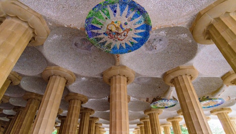 Park Güell Karte: Parkübersicht Park Güell Karte: Parkübersicht